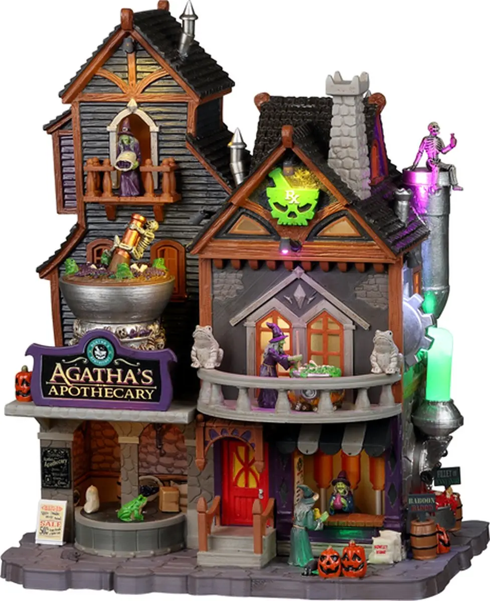 Lemax Agatha's Apothecary Kersthuisje