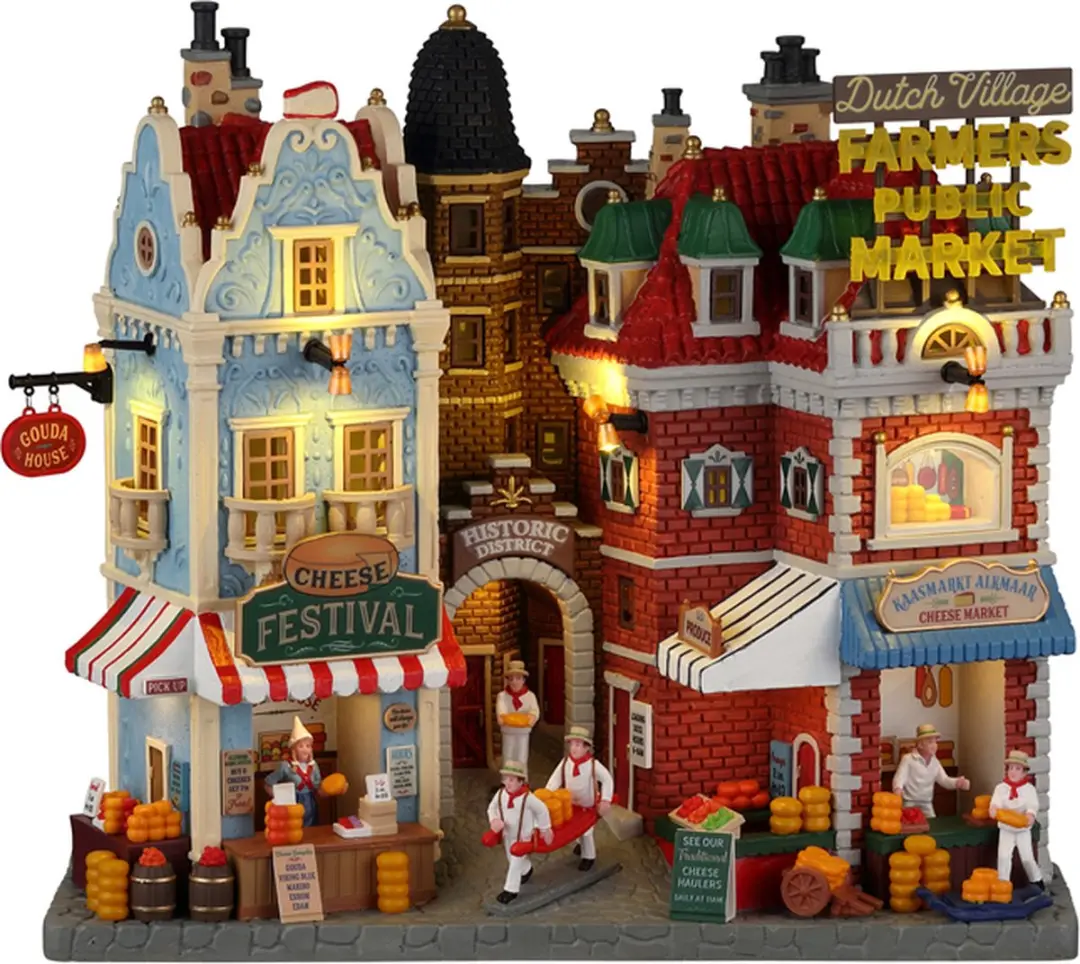 Lemax Dutch Cheese Festival & Farmers Market Kersthuisjes & Kerstdorpen