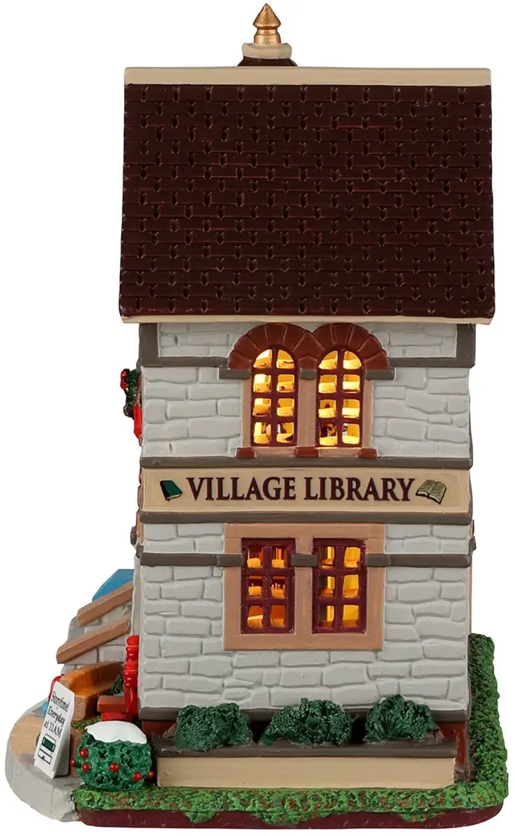 Lemax Village Library Kerstdorp - afbeelding 6 van 6