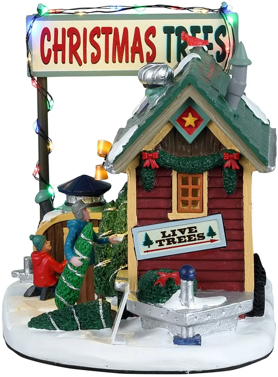 Lemax Tiny House Tree Lot Verlichte Gebouw - Meerkleurig