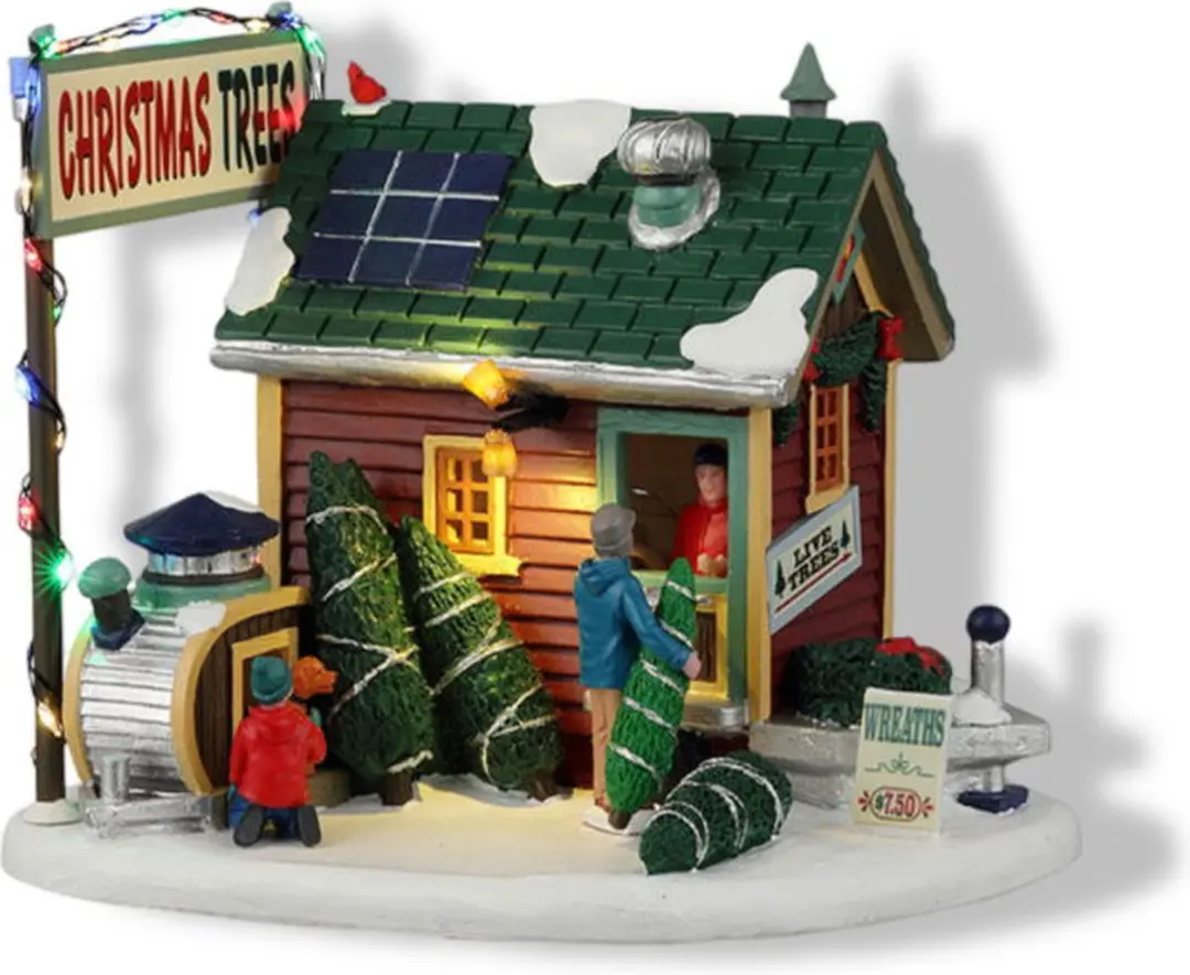 Lemax Tiny House Tree Lot Verlichte Gebouw - Meerkleurig