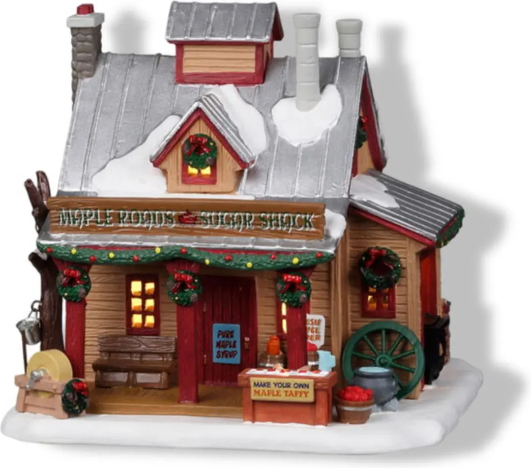 Lemax Maple Roads Sugar Shack Kersthuisje - Meerkleurig