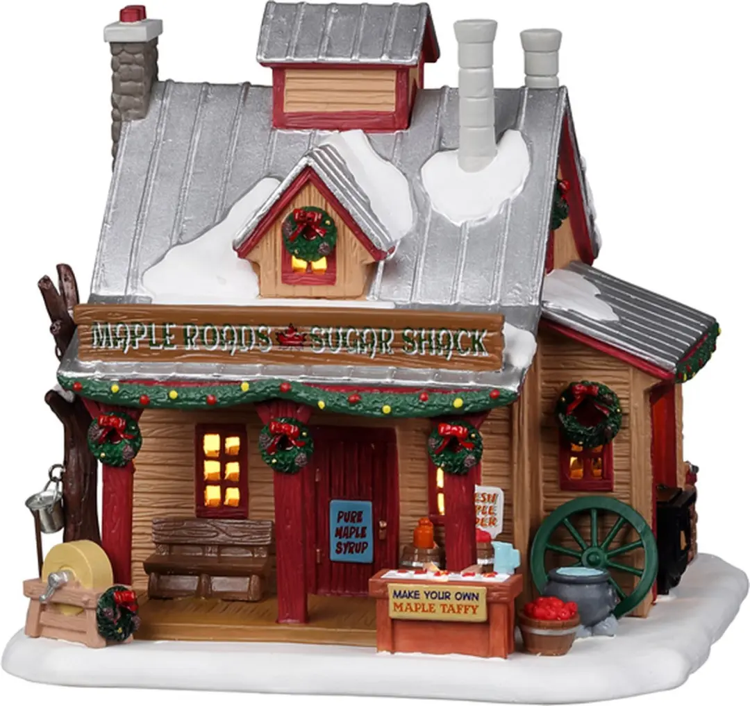 Lemax Maple Roads Sugar Shack Kersthuisje