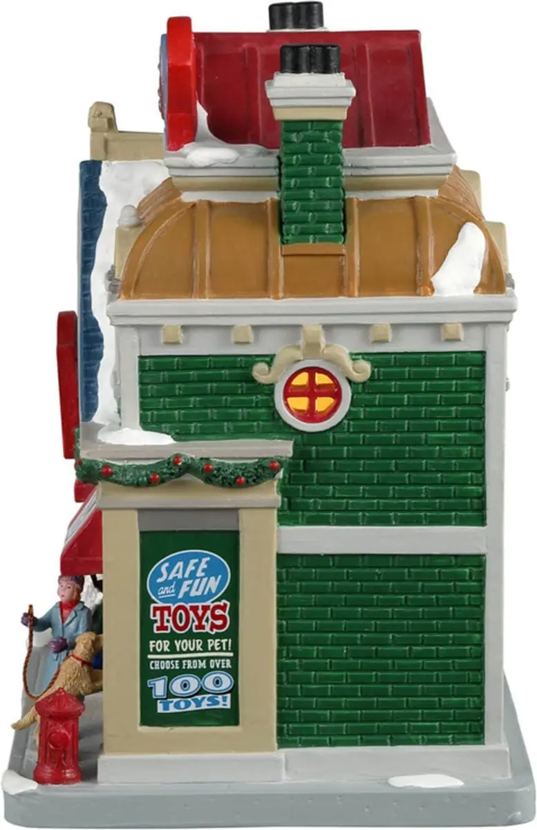 Lemax The Fur-Ever Toy Store Kerstdecoratie - Mix