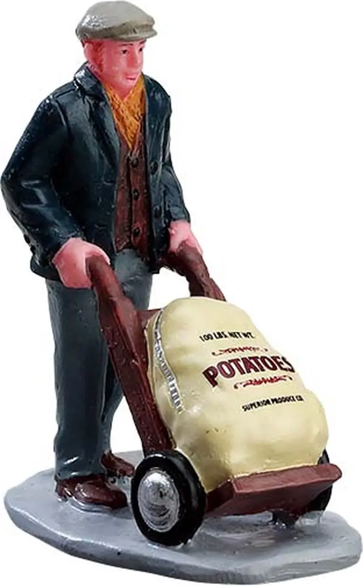 Lemax Market Worker Kersthuisjes