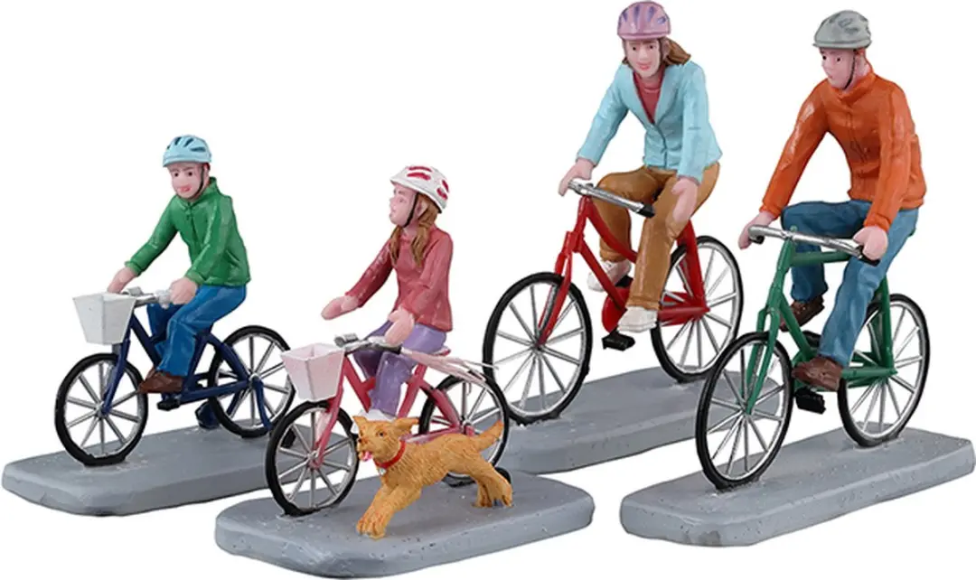 Lemax Family Bike Ride Set