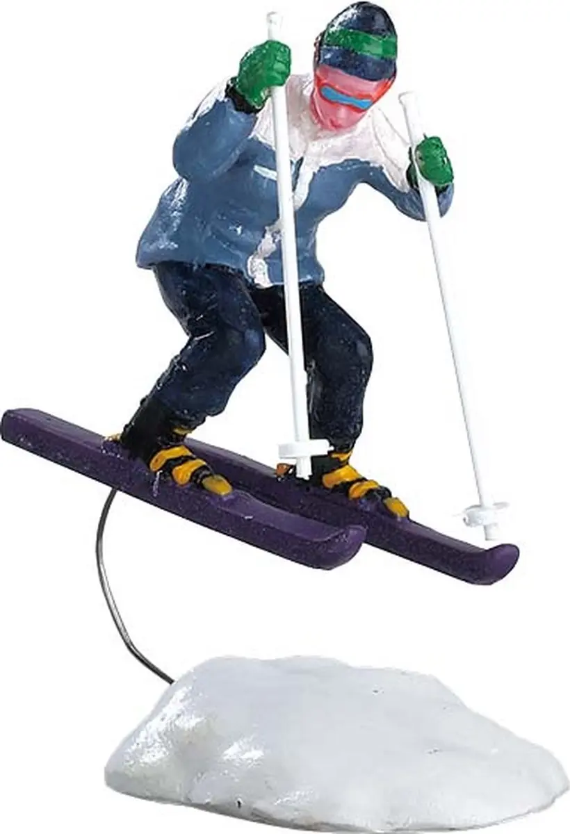Lemax Skiing Girl Kersthuisje