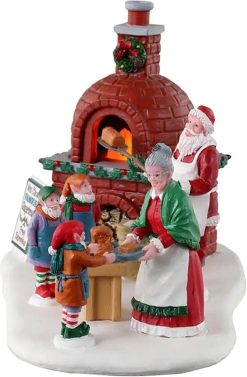 Lemax Mrs. Claus Gingerbread Bake Verlicht Figuur - Meerkleurig