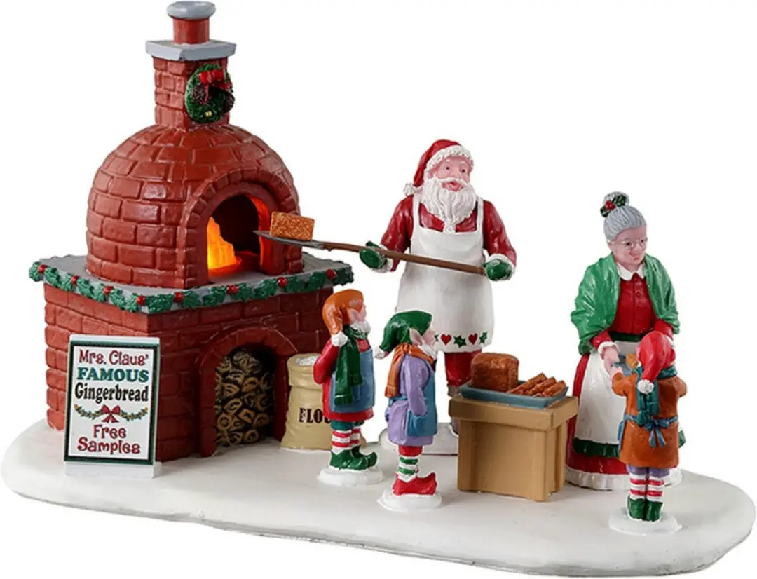 Lemax Mrs. Claus Gingerbread Bake Verlicht Figuur