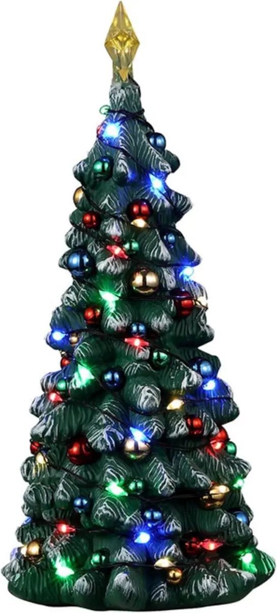 Lemax Snowy Christmas Tree 16.5cm - Verlicht - Meerkleurig - afbeelding 6 van 6