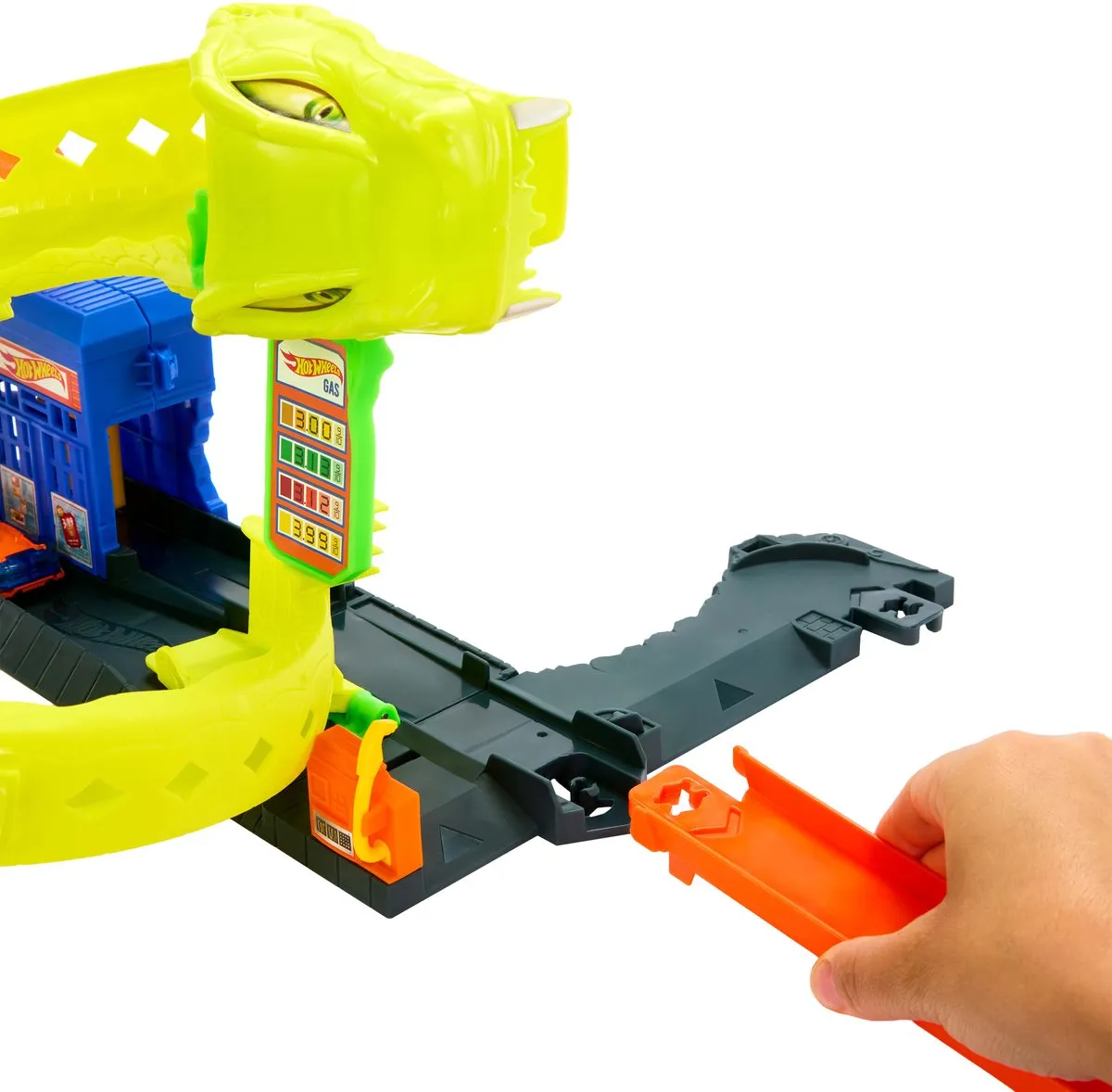 Hot Wheels JBM63 Racebaan - 25 Delen - Groen - afbeelding 6 van 6