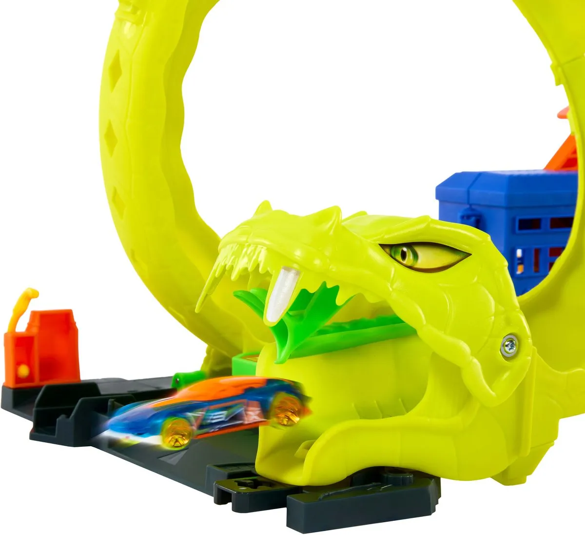 Hot Wheels JBM63 Racebaan - 25 Delen - Groen