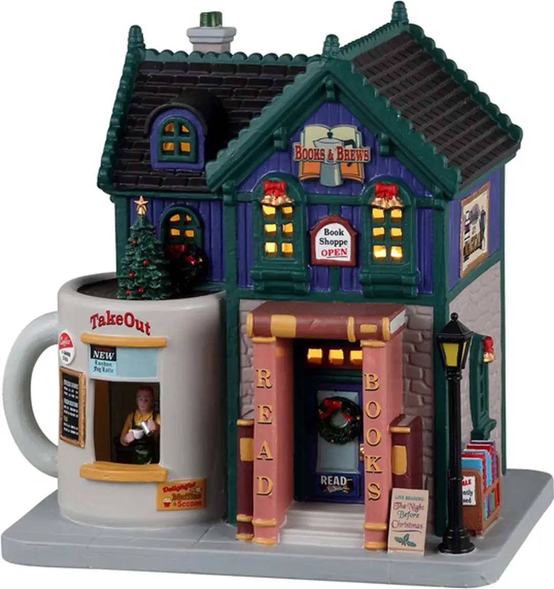 Lemax Books and Brews Café