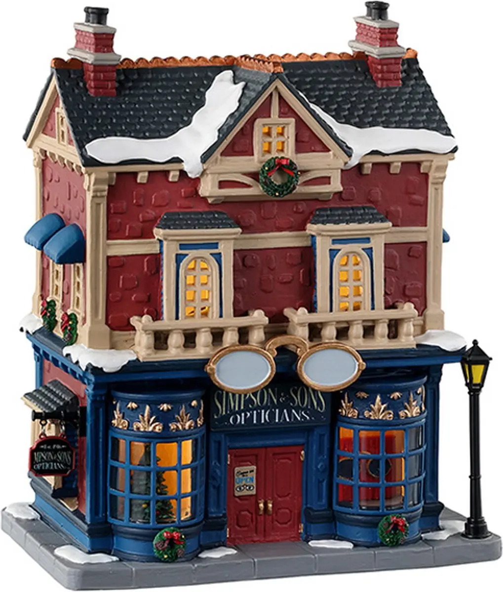 Lemax Simpson & Sons Opticians Kerstdecoratie