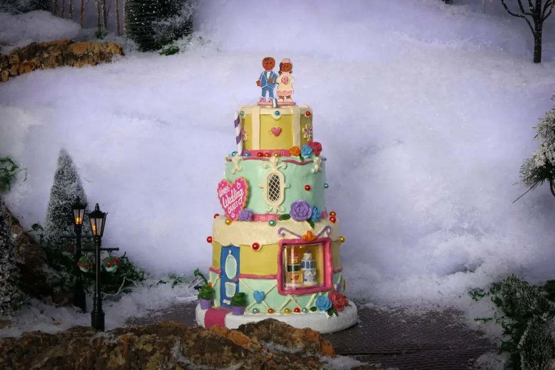Lemax Wendy's Wedding Cakes Verlicht Gebouw - Exclusief Adapter