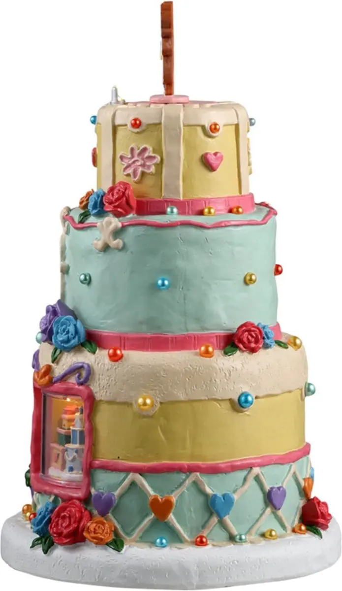 Lemax Wendy's Wedding Cakes Verlicht Gebouw - Exclusief Adapter