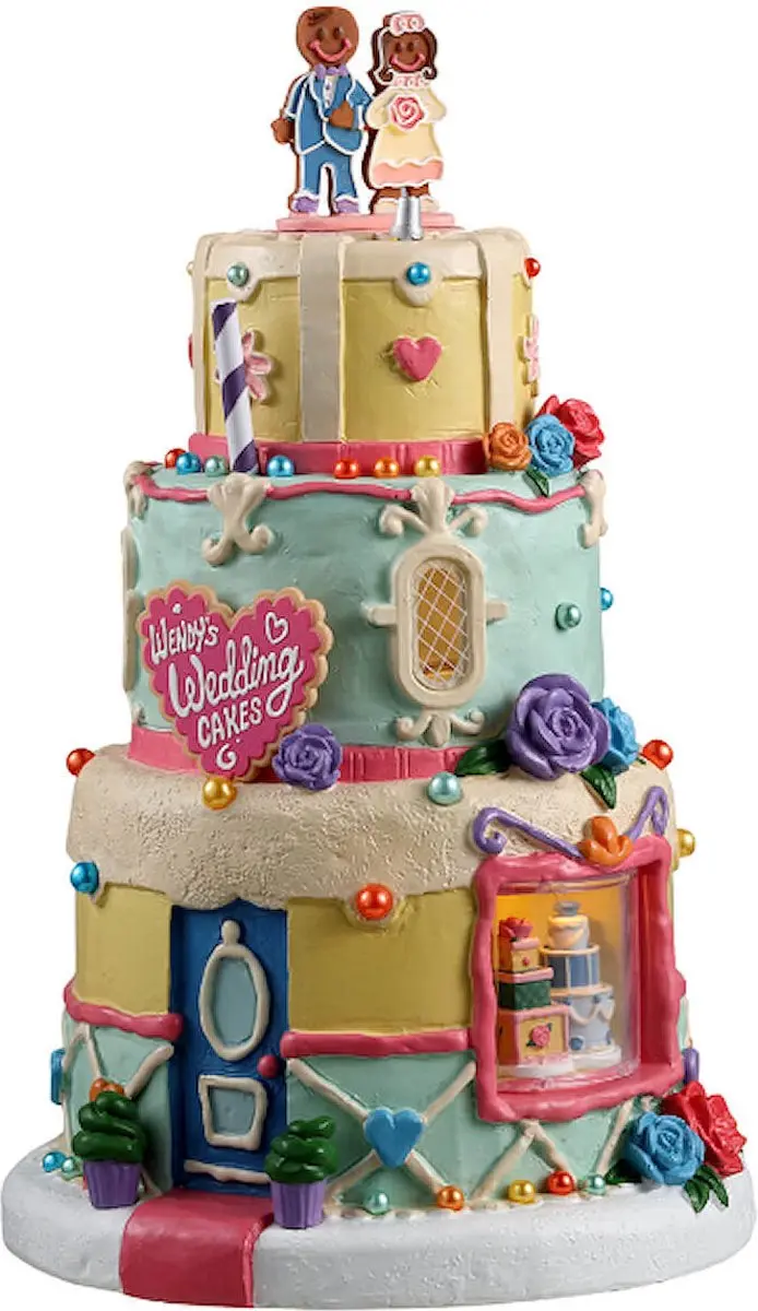 Lemax Wendy's Wedding Cakes Verlicht Gebouw