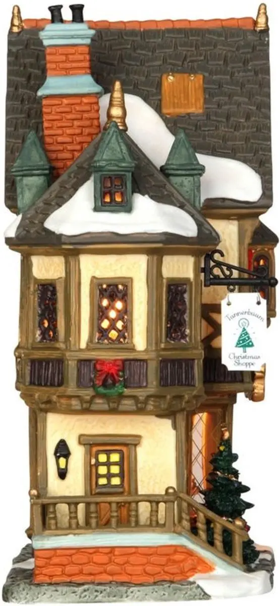 Lemax Tannenbaum Christmas Shoppe Kerstdorp - Met verlichting