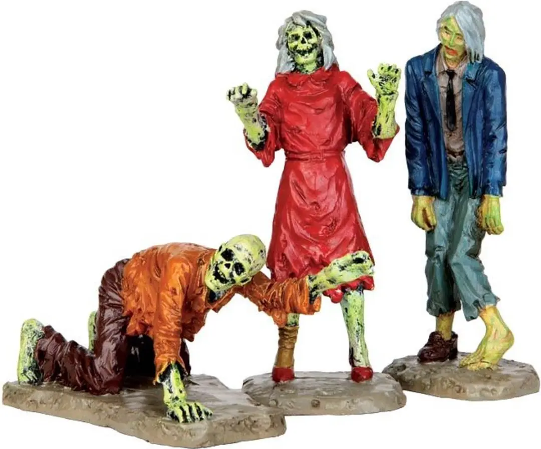Lemax Walking Zombies Set