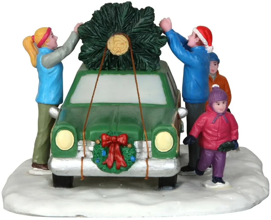 Lemax Kerstboom Transport - Meerkleurig