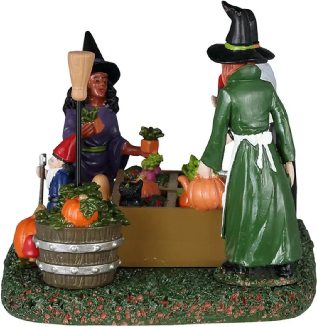 Lemax Spooky Town Witches' Community Garden
