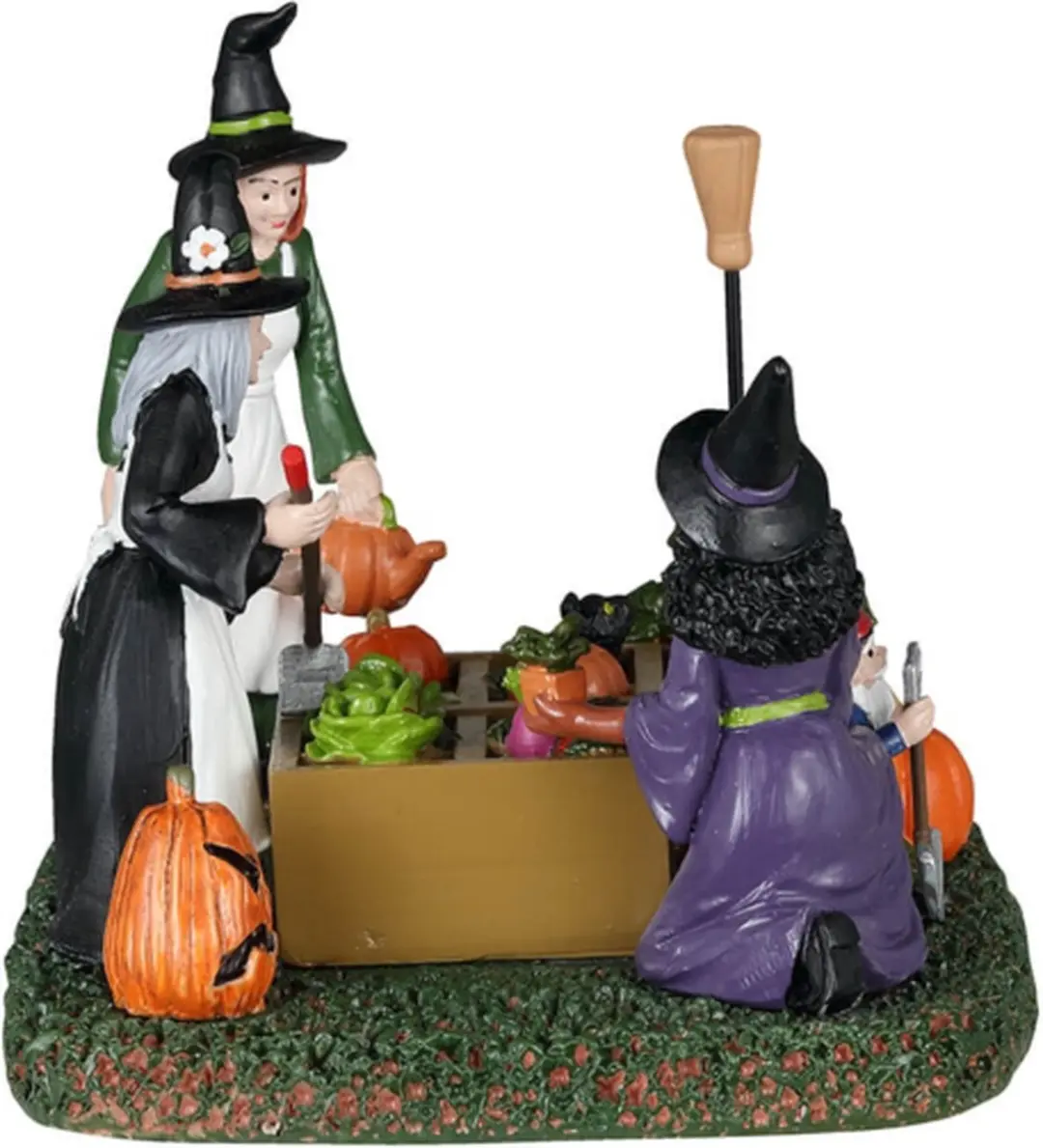 Lemax Spooky Town Witches' Community Garden