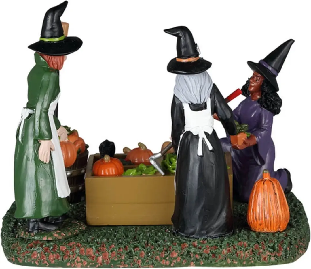 Lemax Spooky Town Witches' Community Garden