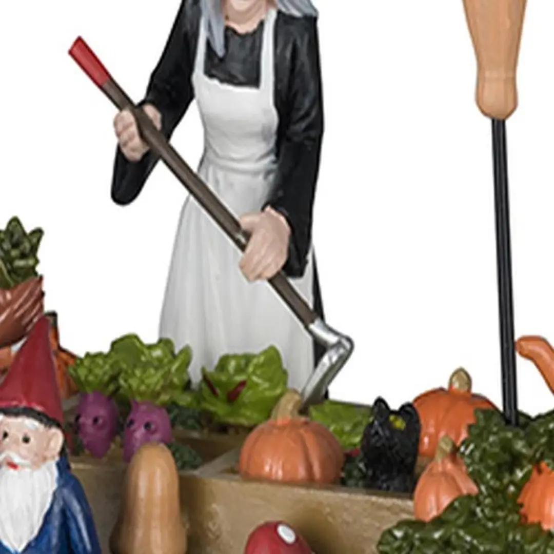 Lemax Spooky Town Witches' Community Garden