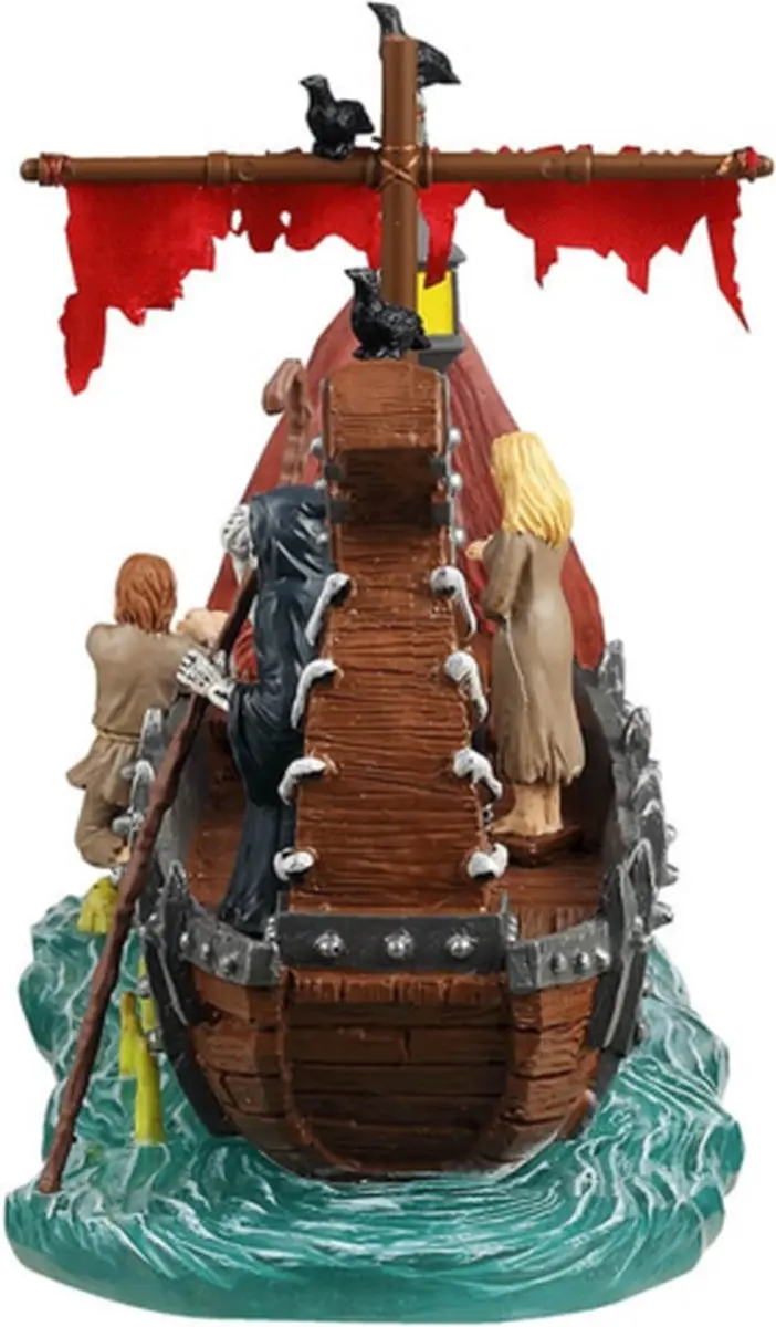 Lemax Spooky Town Ferry On River Styx