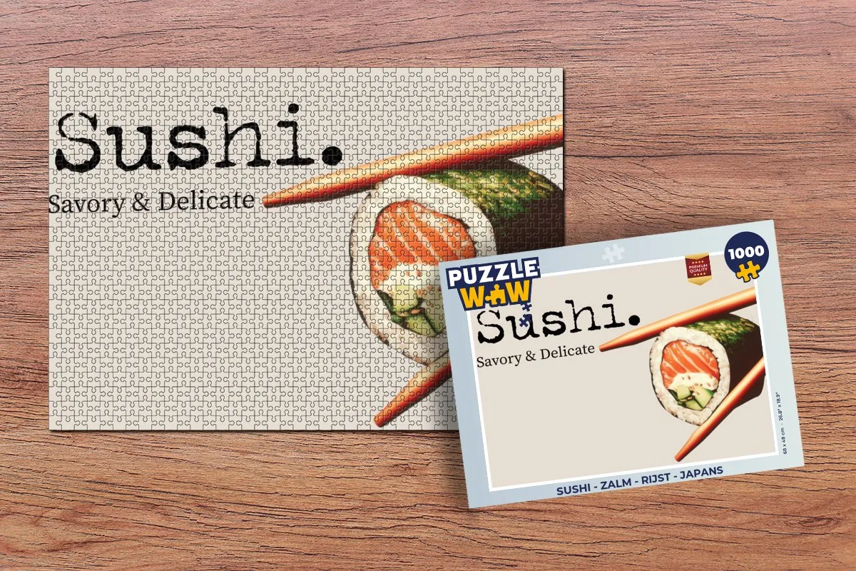 PuzzleWow Sushi Legpuzzel 1000 Stuks - MPN 8721179512195