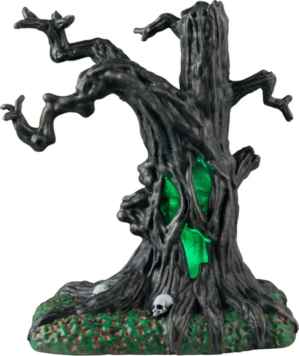 Lemax Spooky Town Creepy Tree - Met Licht
