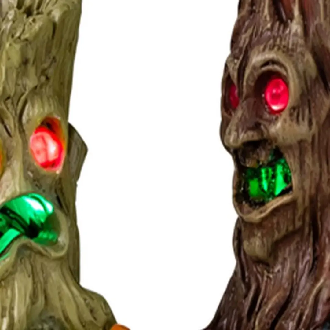 Lemax Spooky Town Spooky Tree Trunks - Set van 2