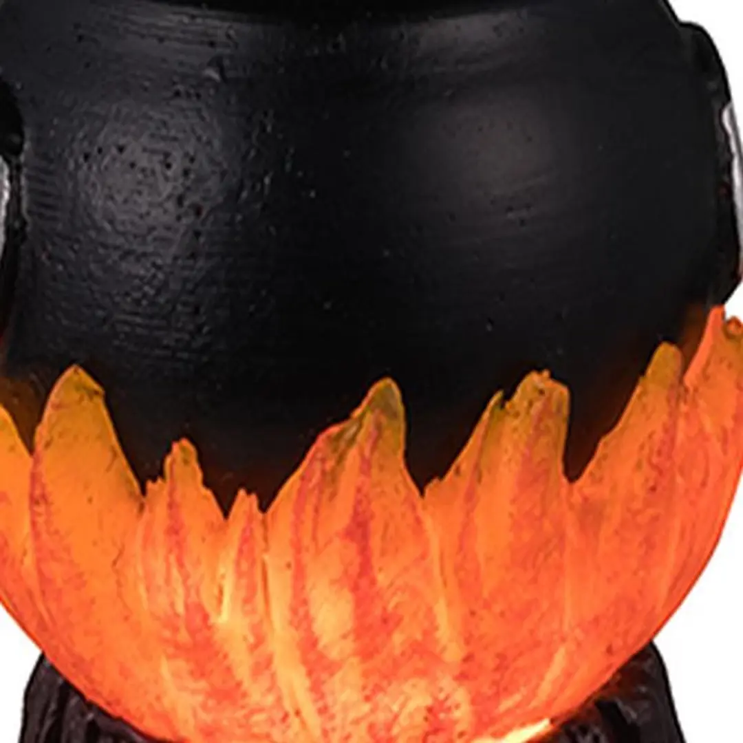 Lemax Spooky Town Skull Stew Cauldron