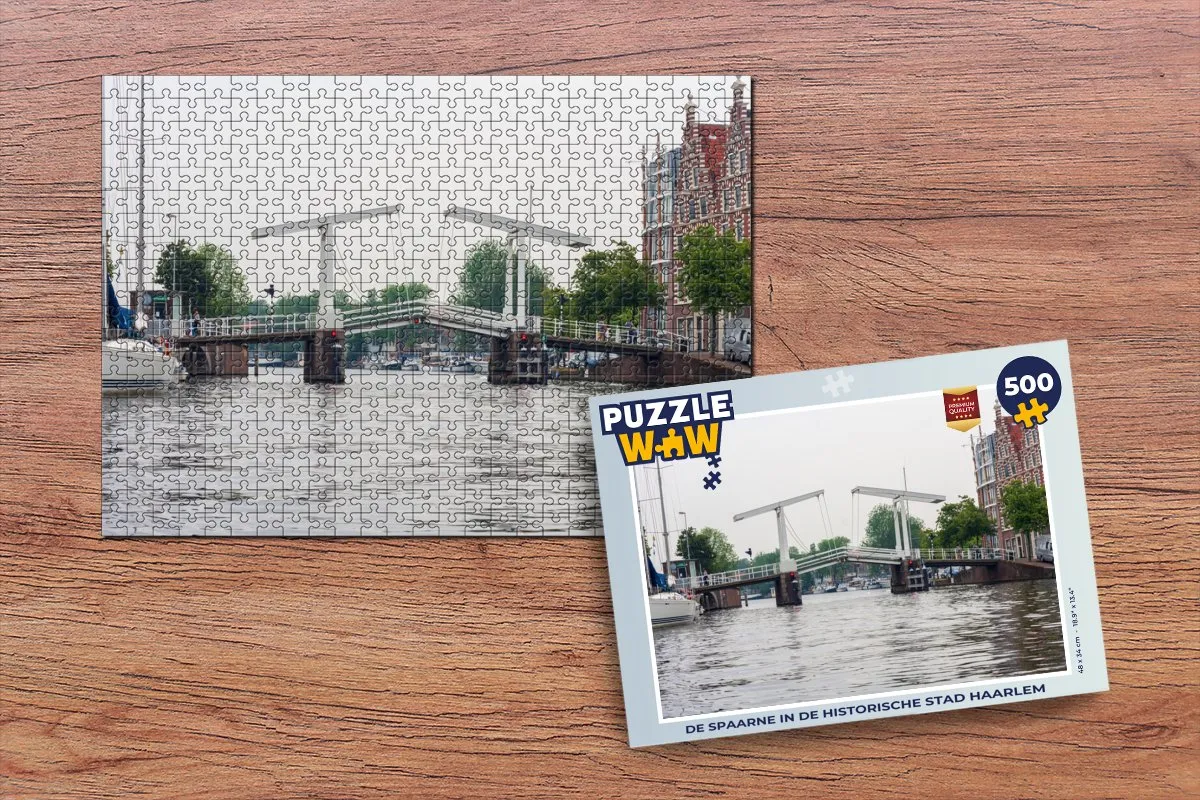 PuzzleWow Haarlem Legpuzzel 500 Stuks