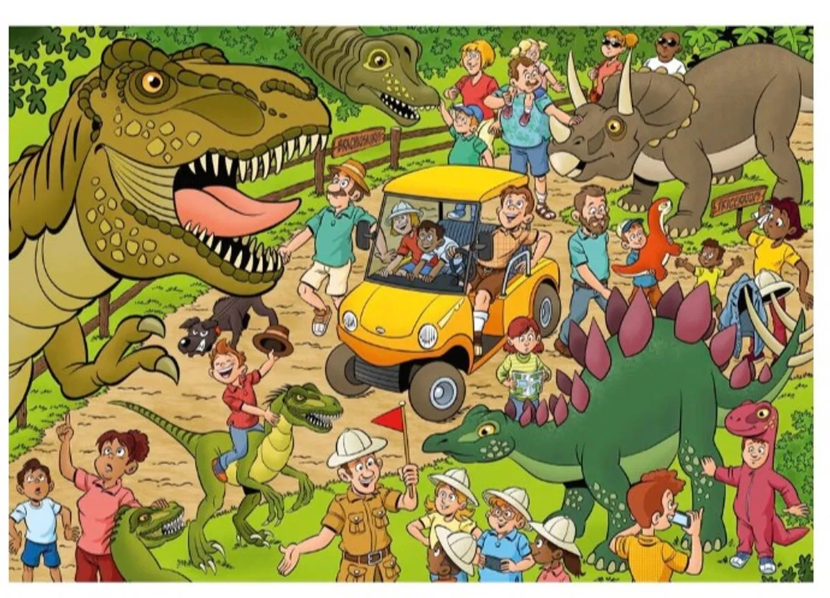 Goliath Puzzel That's Life Junior 18 Dinopark - 240 Stuks - Multi