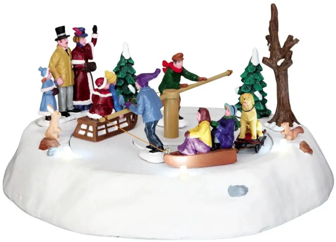 Lemax Victorian Ice Merry Go Round - Kerstdraaimolen