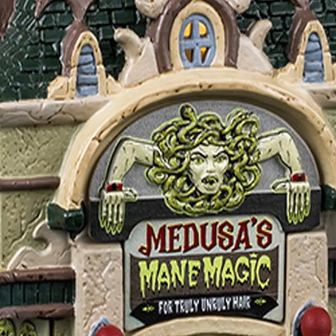 Lemax Spooky Town Medusa's Mane Magic