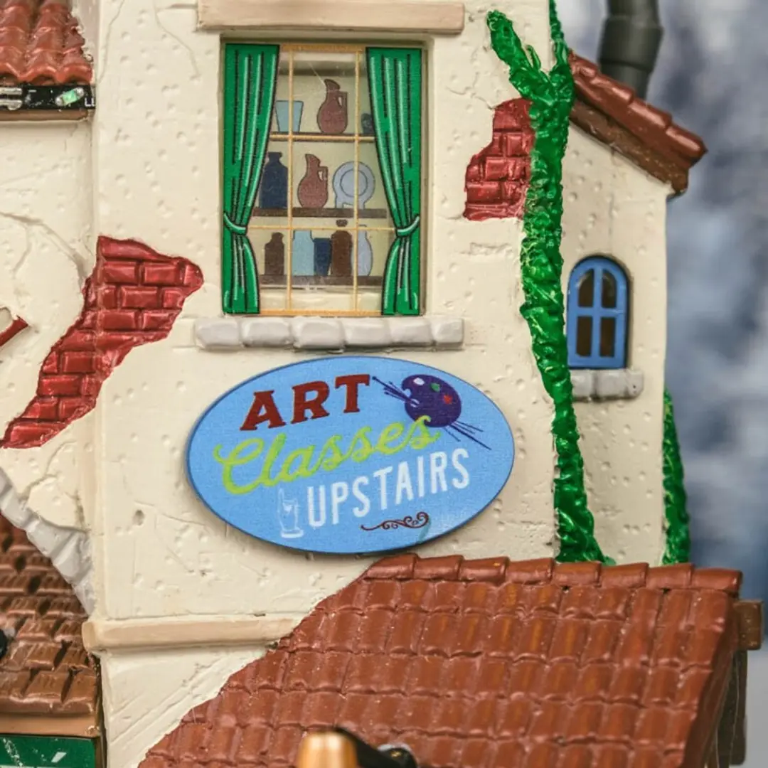Lemax Artist Alley Facade - 1 Stuks - Meerkleurig