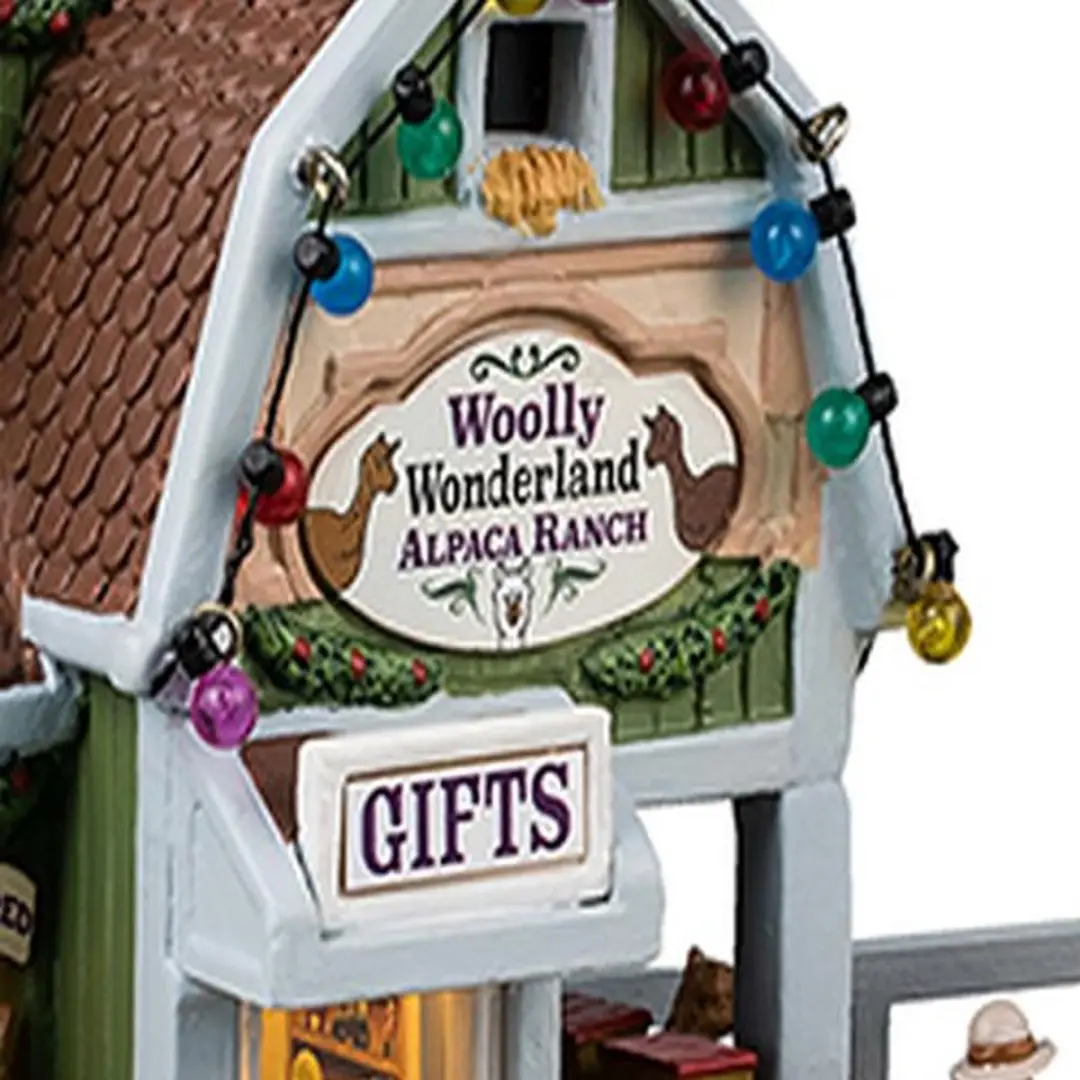 Lemax Woolly Wonderland Alpaca Ranch - 1 Stuks - Multicolor