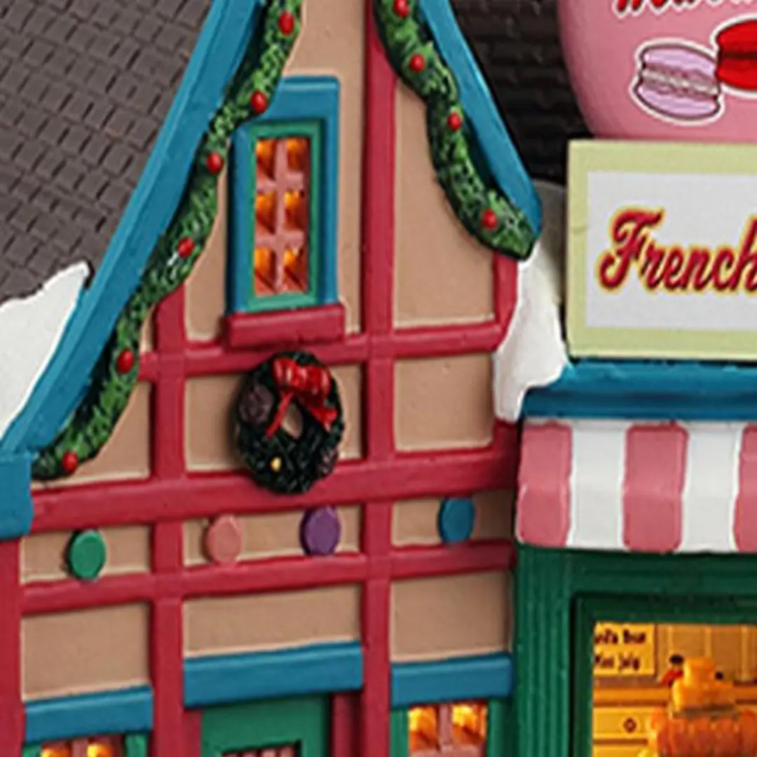 Lemax Madeline's Macaroons Verlicht Gebouw - Meerkleurig