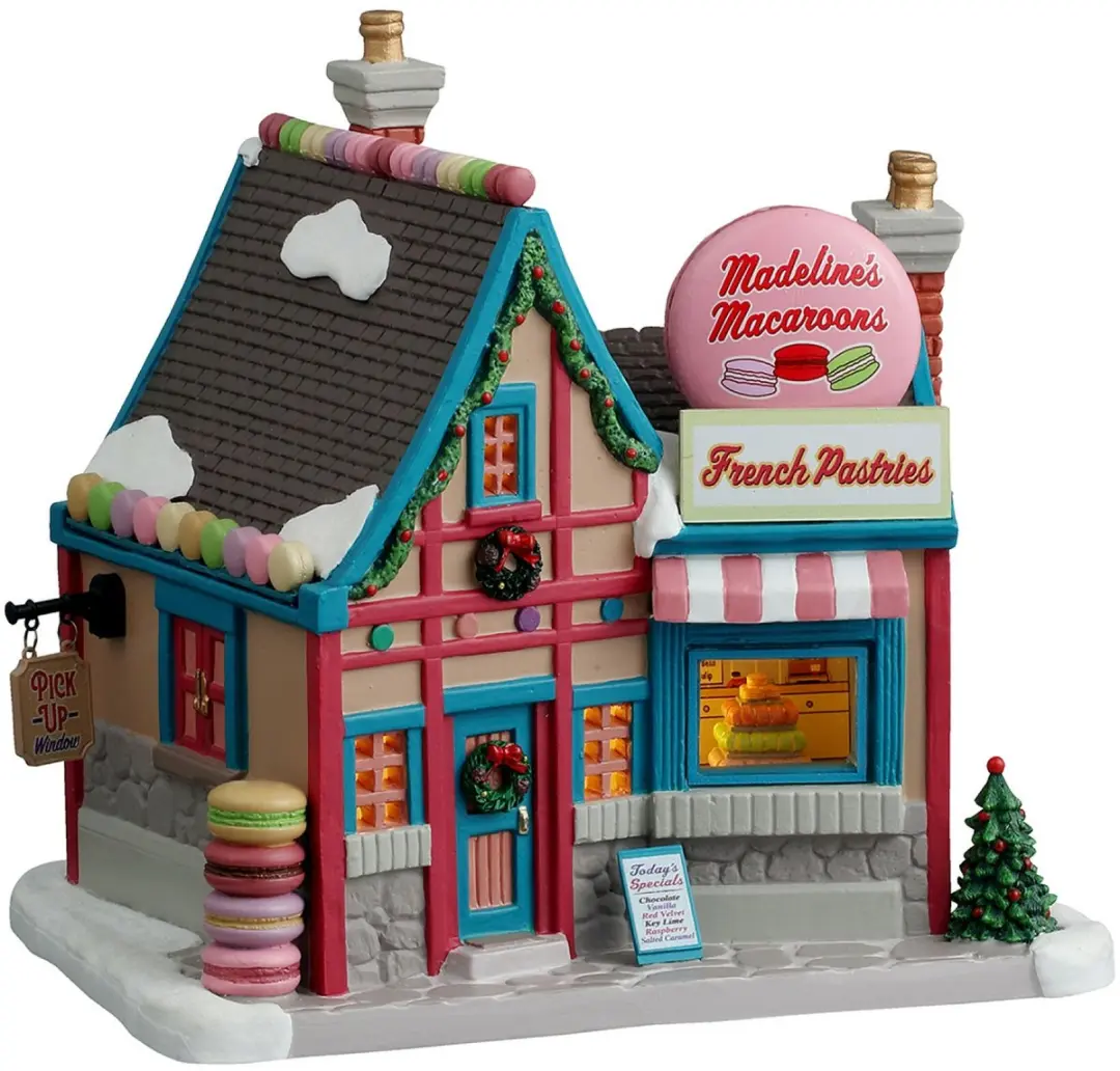 Lemax Madeline's Macaroons Verlicht Gebouw