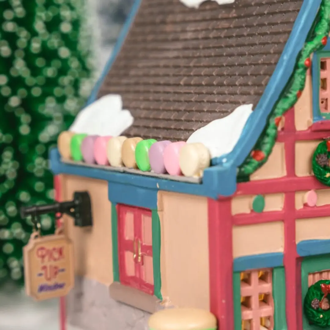 Lemax Madeline's Macaroons Verlicht Gebouw - Meerkleurig - afbeelding 6 van 6
