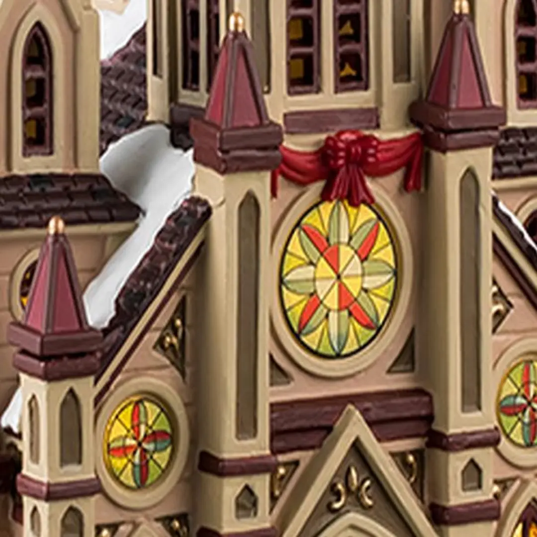 Lemax Grace Cathedral Verlicht Gebouw - Meerkleurig