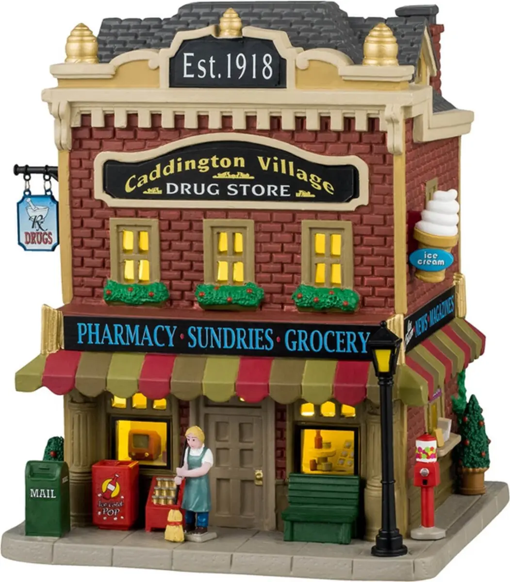 Lemax Caddington Village Drug Store