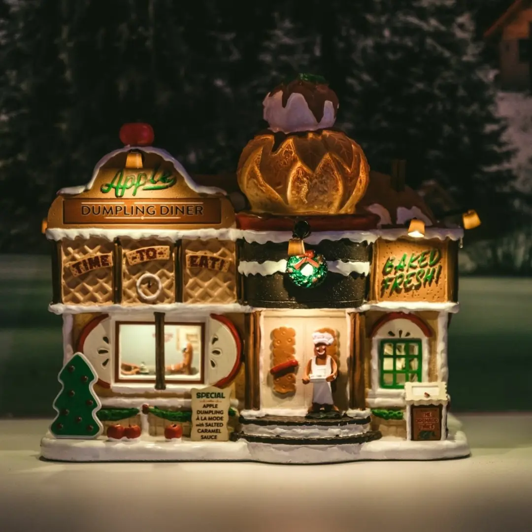 Lemax Apple Dumpling Diner Sugar 'N' Spice 2025 - Meerkleurig