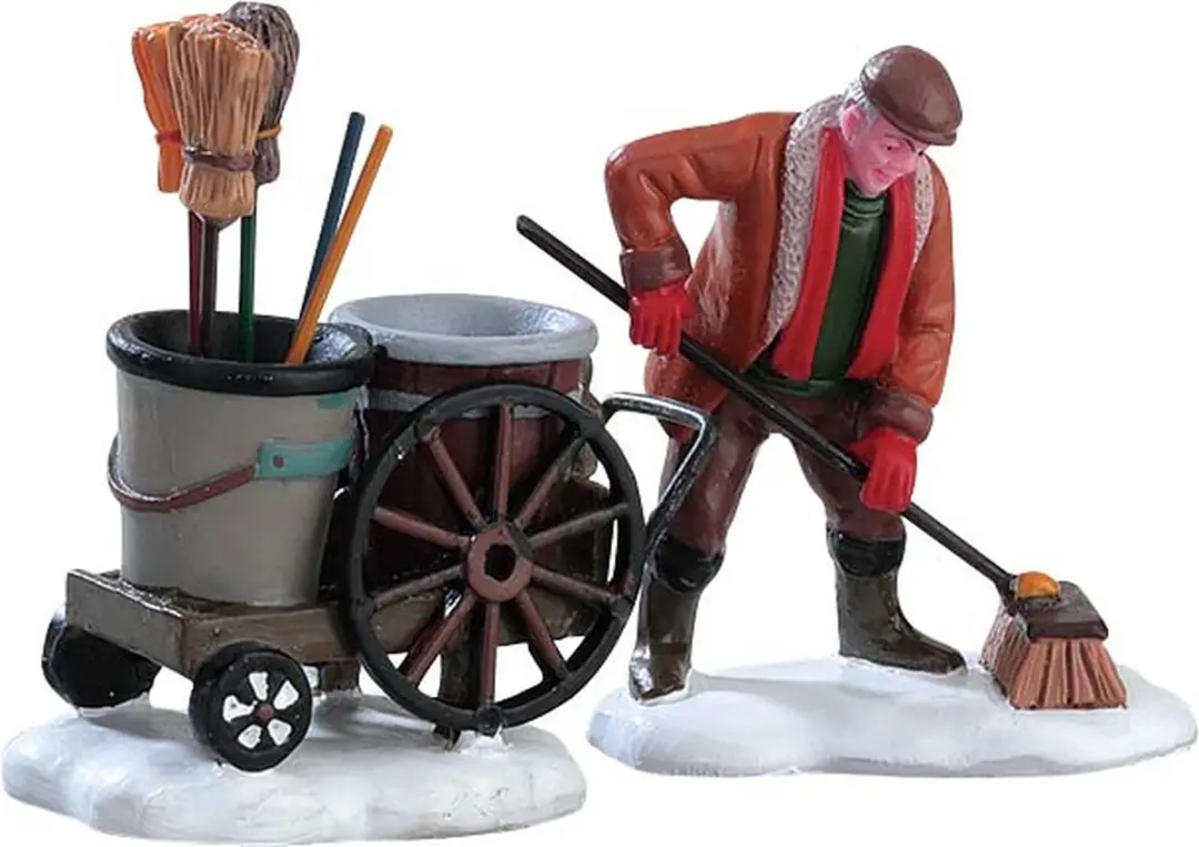 Lemax Street Sweeper Set