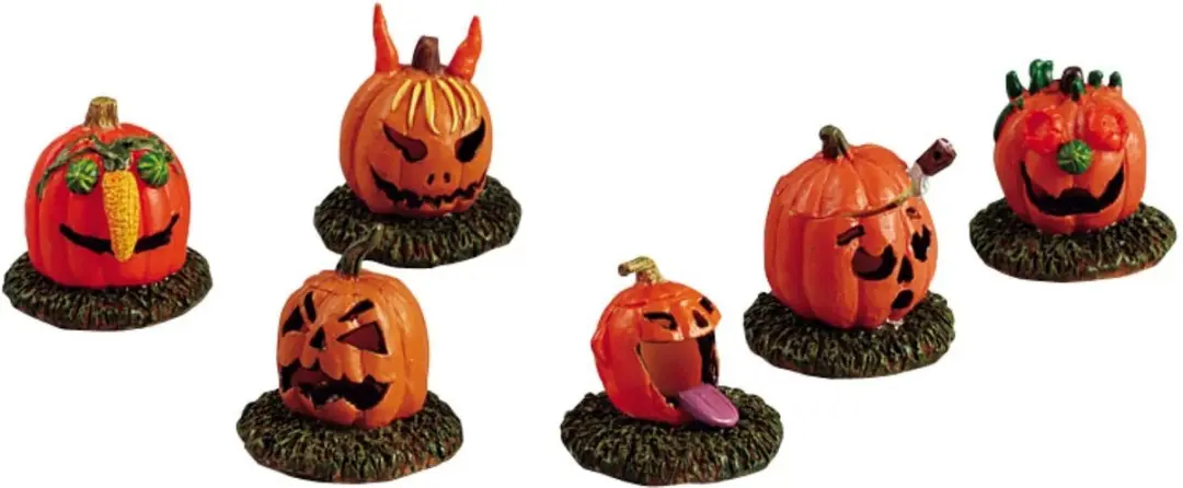 Lemax Pumpkin People Set