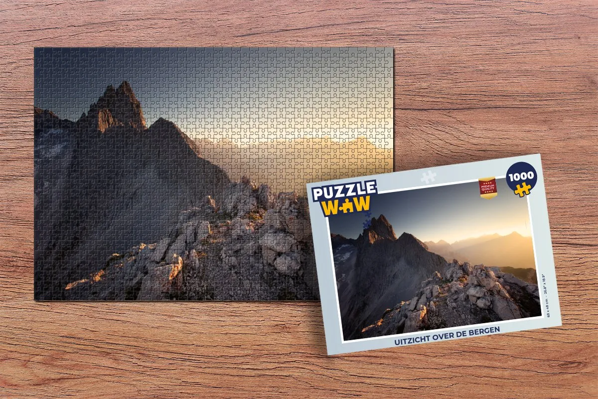 PuzzleWow Legpuzzel 1000 Stuks - Multicolor