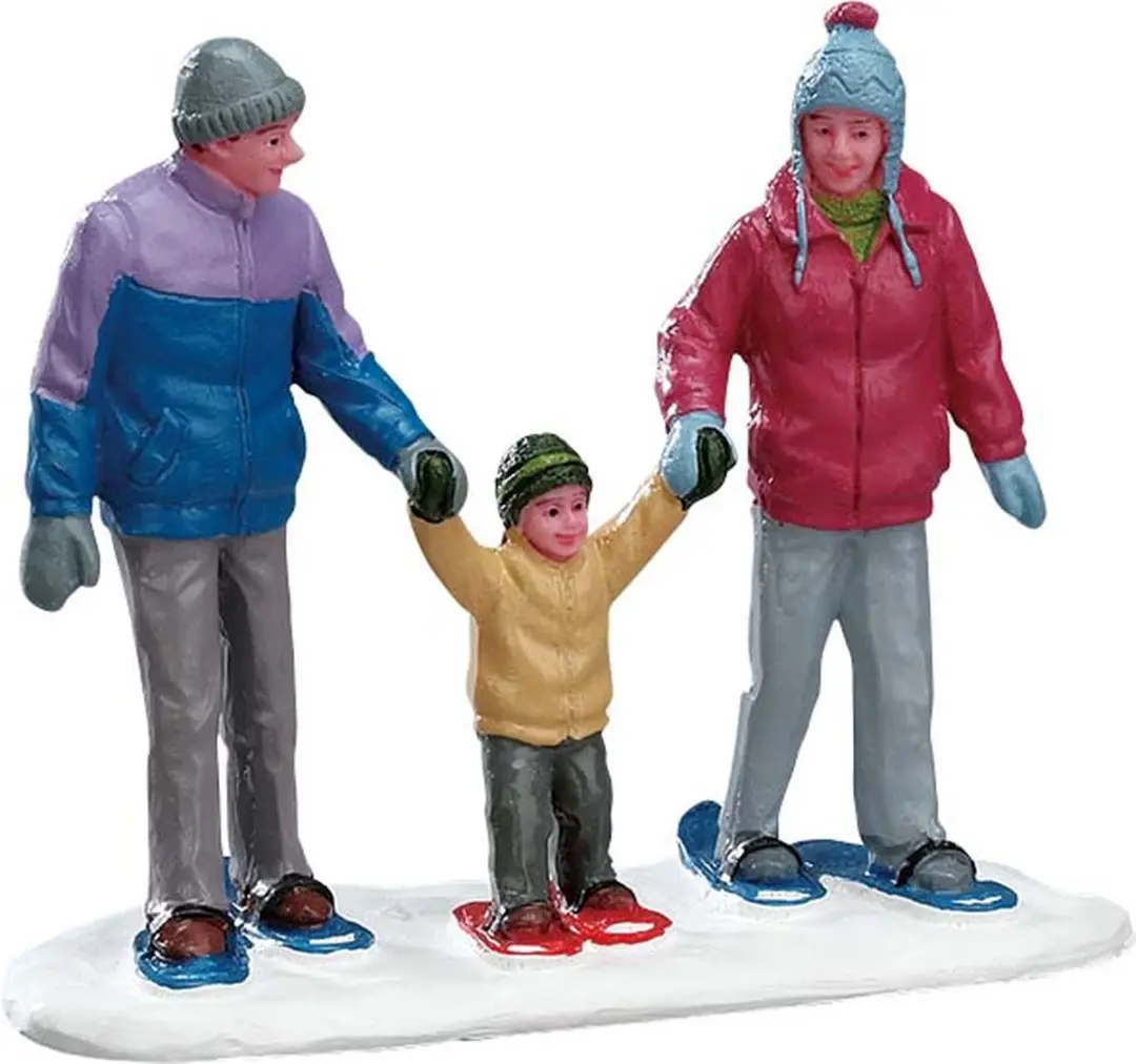 Lemax Snowshoe Family - 1 Stuks - Multicolor