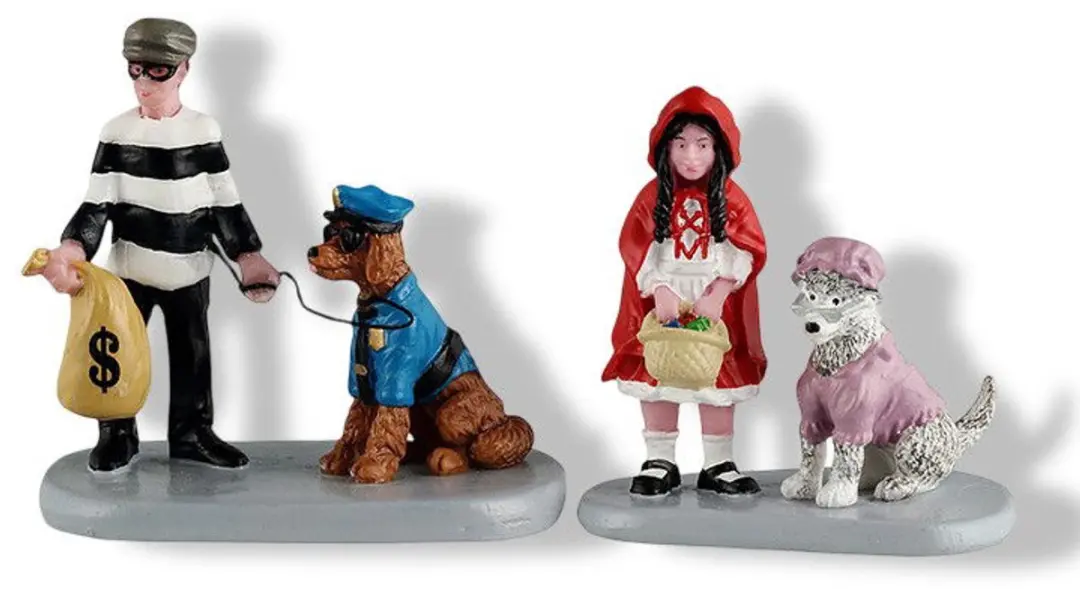 Lemax Spooky Town Trick-or-Treat Companions - Set van 2